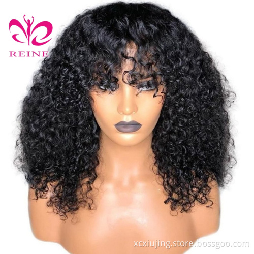 4x4 Bob Lace Closure Wig Indian Straight and Curly Human Hair for Black Women  double drawn human hair wig Blunt Cut Bob Wig